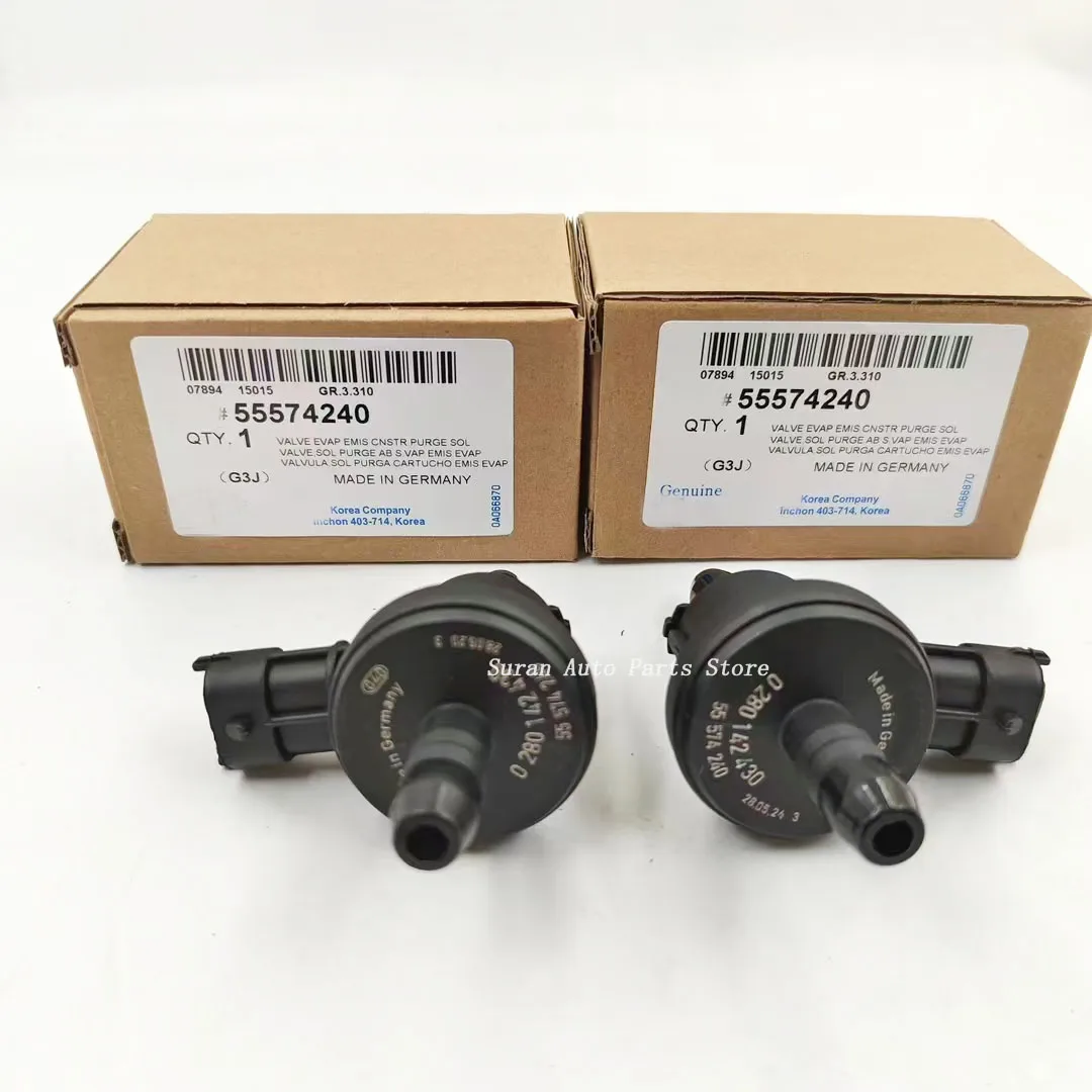 1/2pcs 55574240 55353802 0280142430 Vacuum Valve Solenoid For Chevrolet- Orlando Cruze O-pel Astra Holden Corsa Insignia Vectra