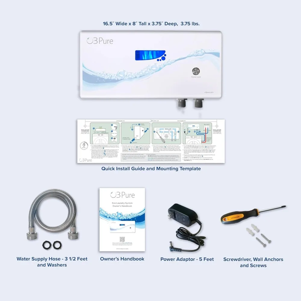Professional Ozone Eco Laundry Washer System - Newest Generation 4