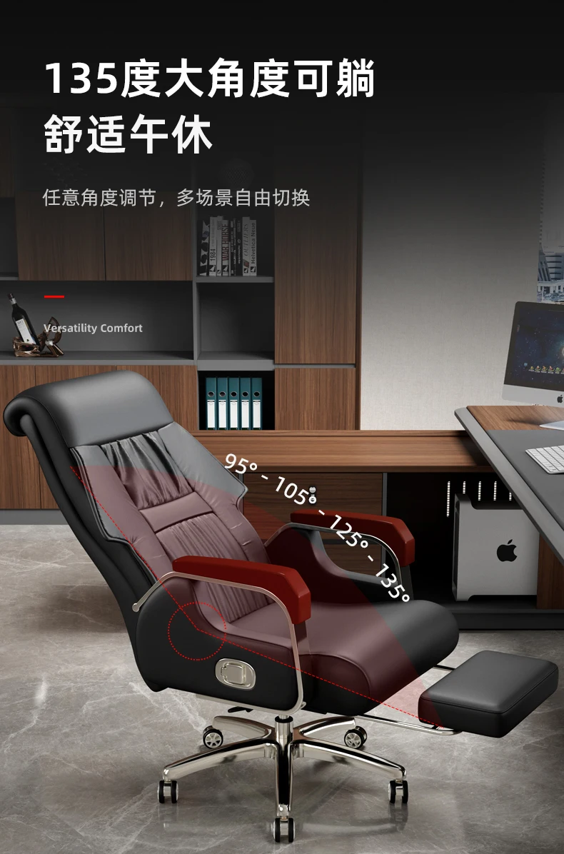 Description Picture 6 of itemStudy Swivel Office Chair Mobile Vanity Floor Nordic Lounge Lazyboy Office Chair Luxury Chaise De Bureaux Cheap Furniture HDH