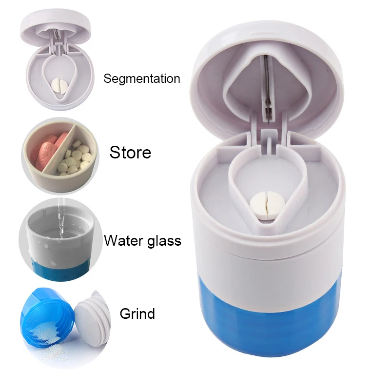 

The Medicine Cutter Can Fix The Tablet The Pill Box, The Pill Grinder The Portable Mini Plastic Pill Crusher