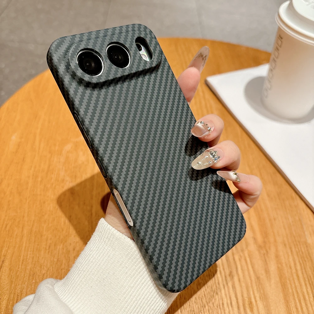 Carbon Fiber Anti-Fingerprint Protective Case - Slim Hard Shell