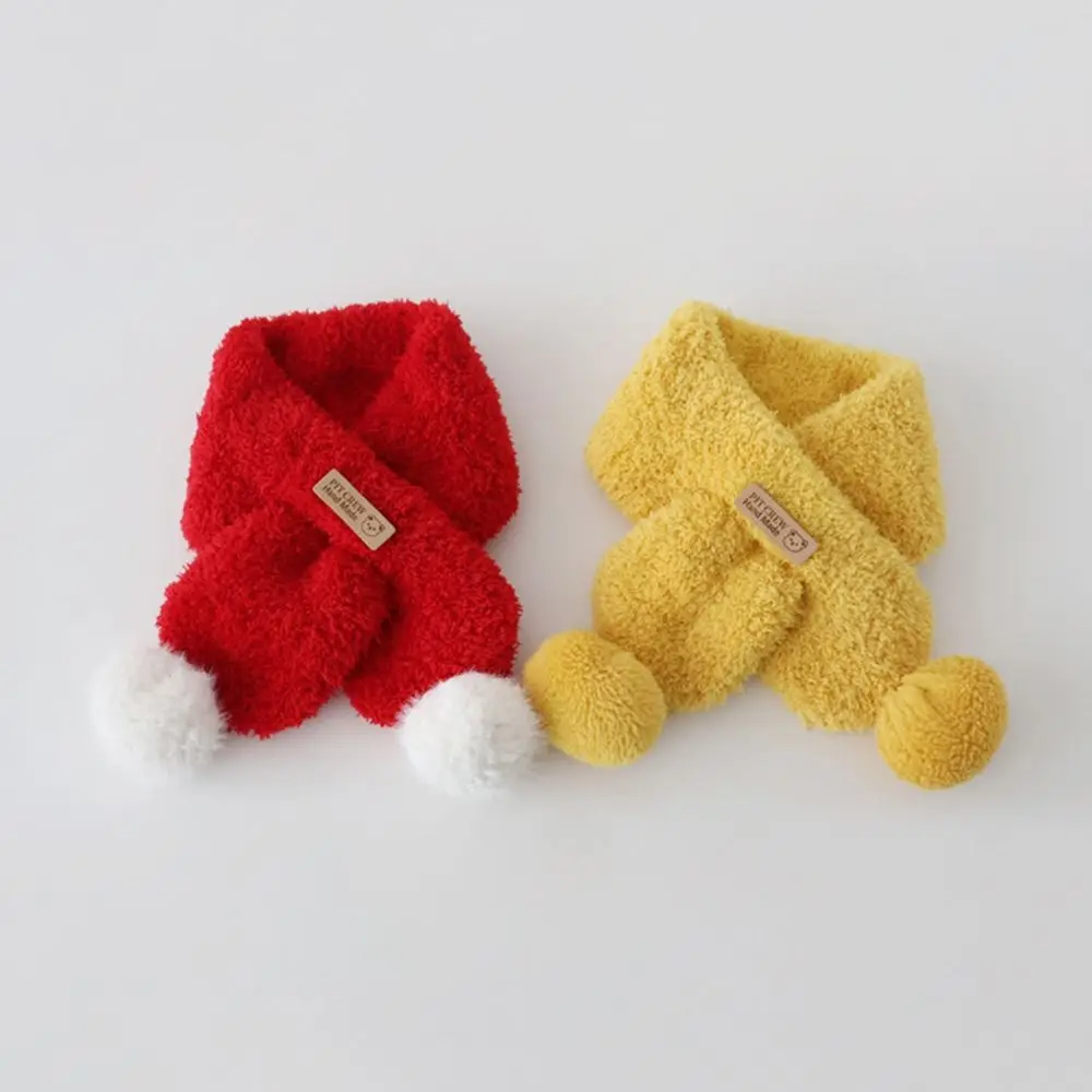 1-5 Years Old Winter Cute Kids Winter Scarf Warm Windproof Children Neck Warmer Soft Cartoon Plush Scarves for Baby Boys Girls