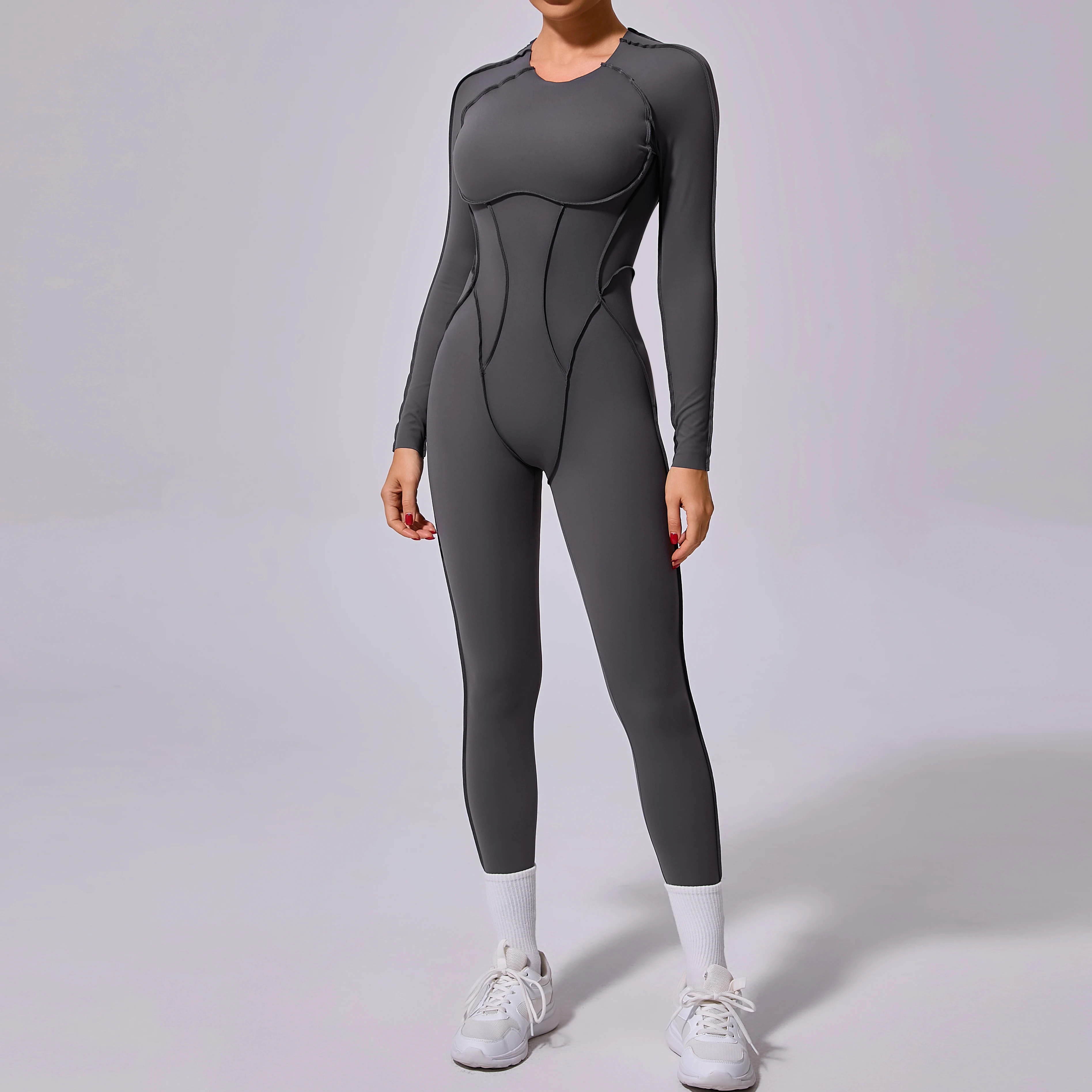 Long Sports Jumpsuit Sleeveless Gym Set Women Yoga Clothes Rompers Workout One-piece Suit Female Outdoor Recreation Bodysuits sports jumpsuit