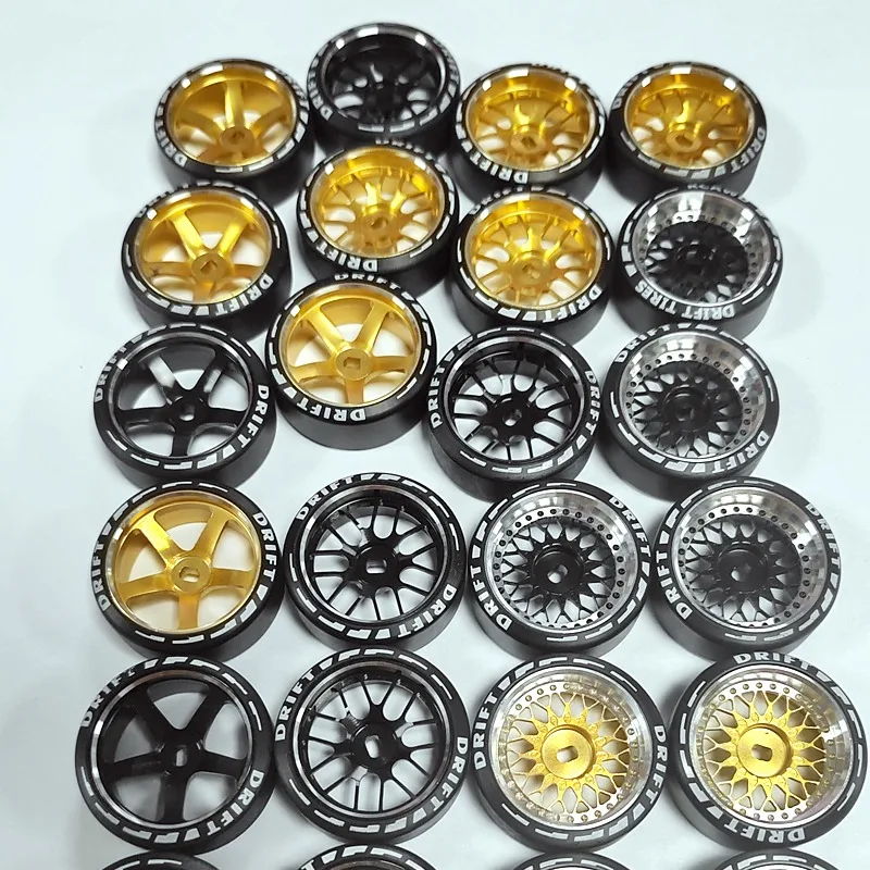 4 teile/satz legierung rc felge + drift reifen für 1/28P929 K989 MINI-Z rallye modell auto verbesserte teil – Detail 13