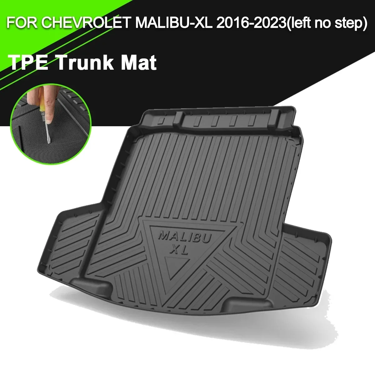 

Car Rear Trunk Cover Mat TPE For Chevrolet MENLO ONIX BLAZER CAVALIER CRUZE EQUINOX MALIBU MALIBU-XL MONZA ORLANDO SAIL TRACKER