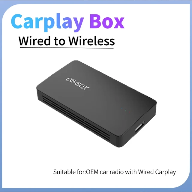 Car Mini AI Box for Apple Carplay Wireless Adapter Car OEM Wired CarPlay To Wireless  CarPlay USB Dongle Plug and Play Playaibox - AliExpress