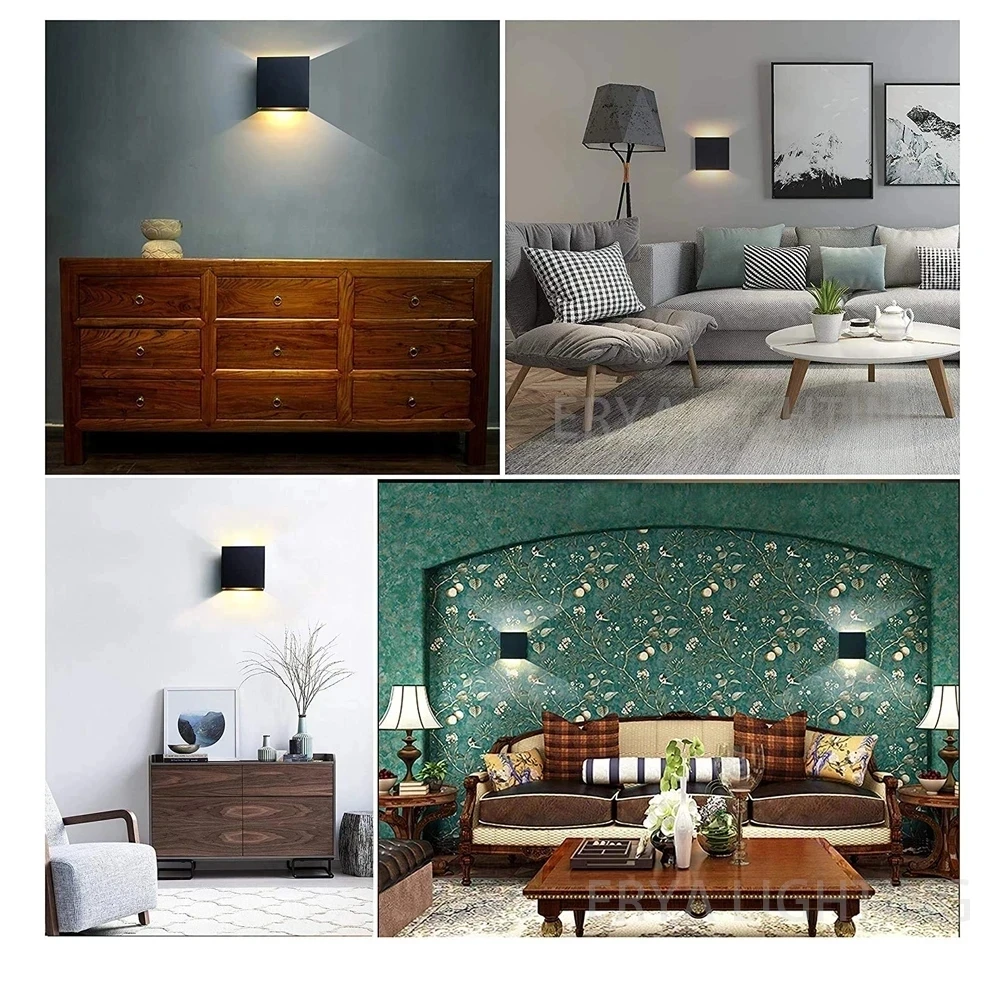 현대 USB C 충전식 벽 조명, 조도 조절 터치 벽 램프, 스콘스 조명, 실내 거실 침실 발코니 복도