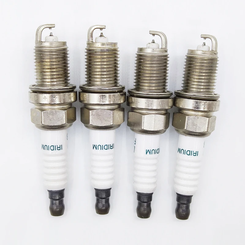4PCS 90919-01265 FK16RA8 Dual Iridium Spark Plug For Toyota Yaris Prius C 1.5L Hybird 2012-90919 01265 FK16R-A8