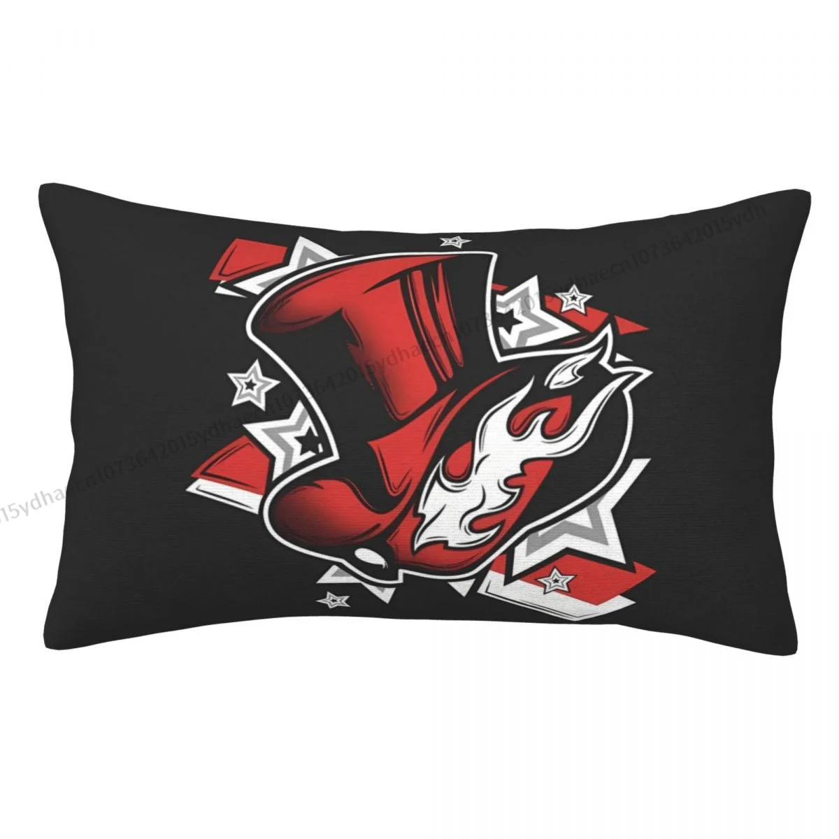 Royal The Phantom Thieves Logo Cojines Pillowcase Persona 5 Cushion Home Sofa Chair Print Decorative Coussin Pillow Covers
