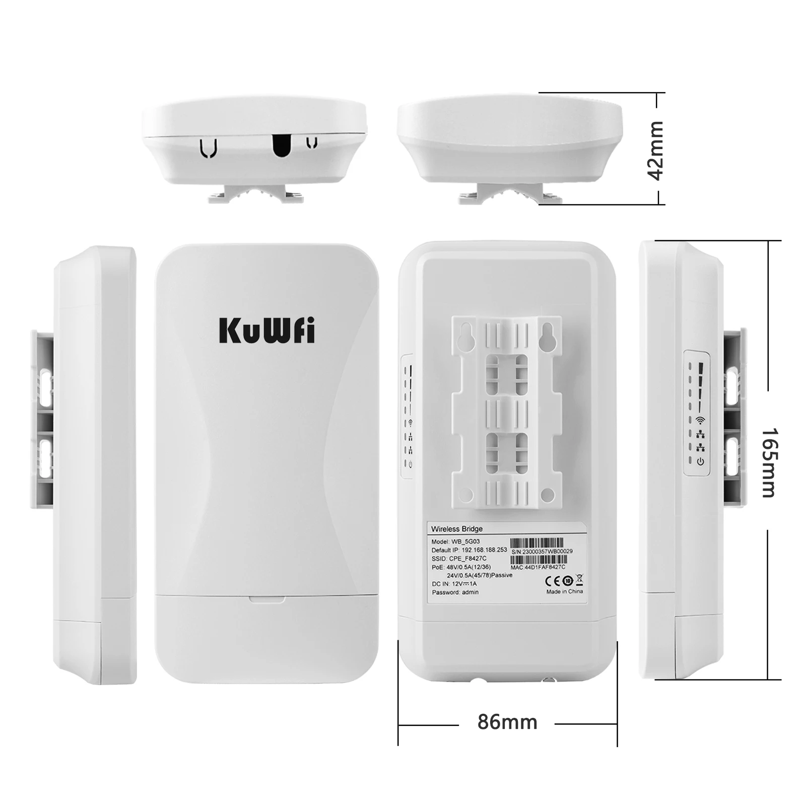 AP Ponte WiFi, Cobertura WiFi para Câmera,