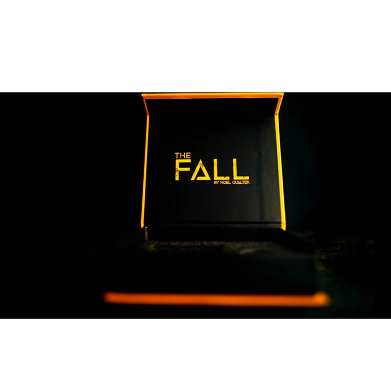 The Fall By Noel Qualter Close Up Magic Tricks Illusions Gimmick Card Magic Card-Thru-Window Amazingly Visual Penetration Props jewelry display props beige metal window display set necklace earrings jewelry display shelf