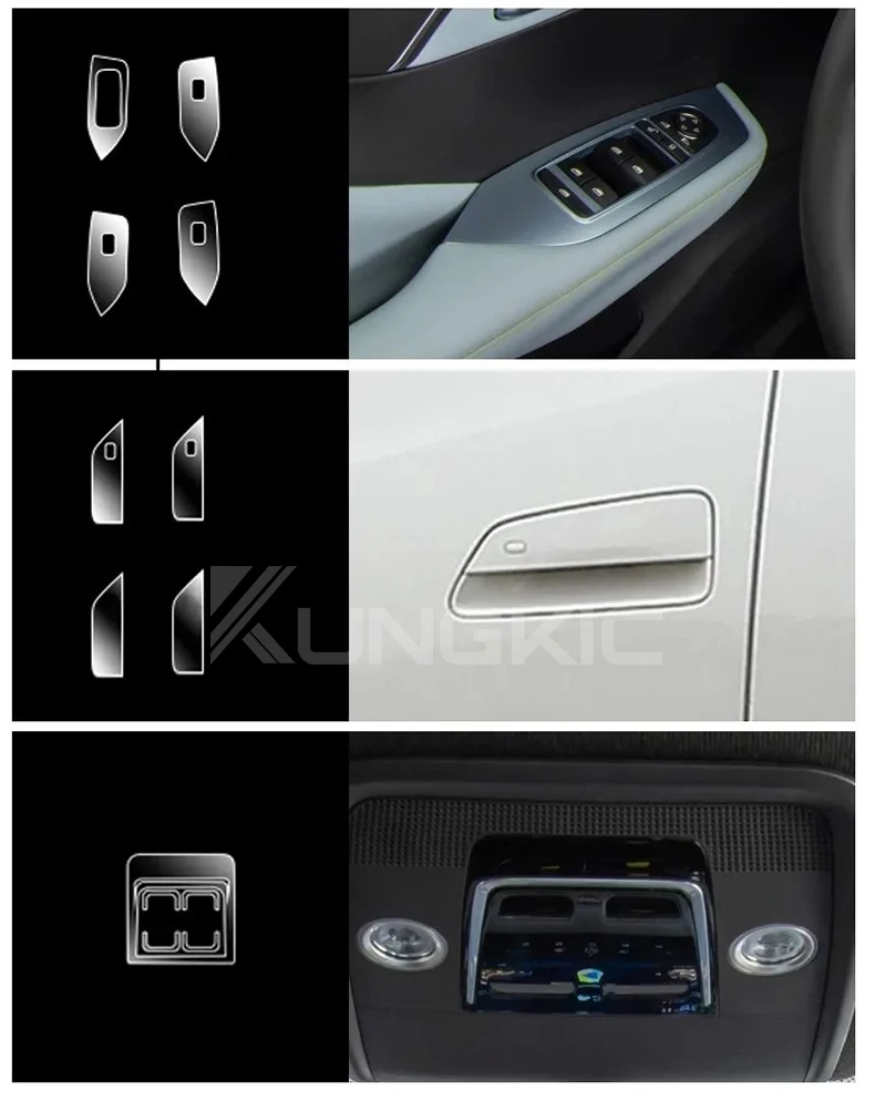 Interior de TPU para BYD Dolphin MINI EV Seagull 2024, cubierta de película protectora antiarañazos, Panel de caja de ca