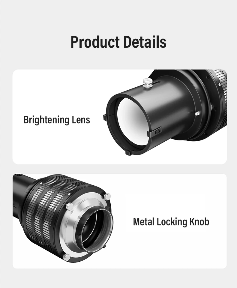 2025 New Bowens Mount Flash Snoot Conical Lens Video Artist Modelling Shape Phot