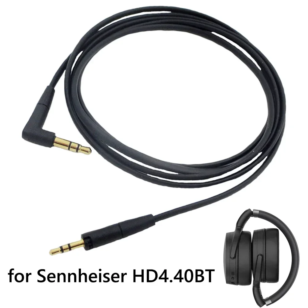 Substituição do cabo de áudio para Sennheiser Headphone, HD4.40, HD 4.40, BT, HD4.50, BTNC, HD4.30i, HD458BT