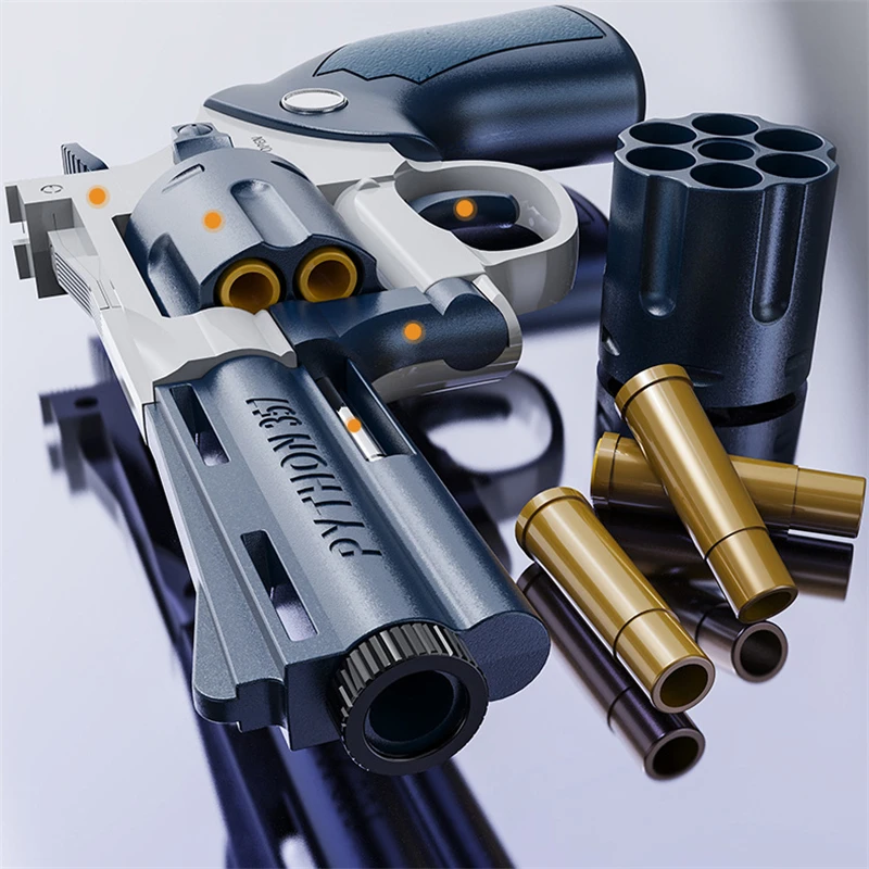 1pc Revolver Toy Gun Revolver Soft Bullet Zp5 Revolver - Temu
