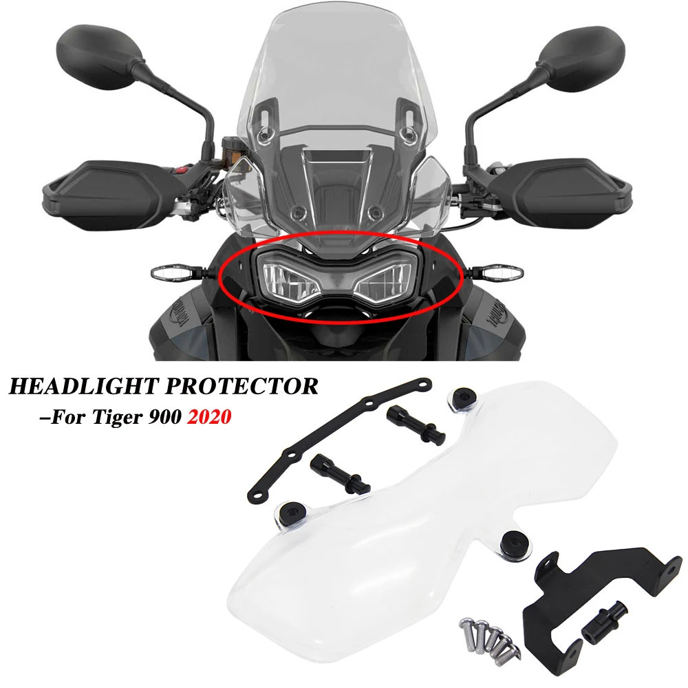 

New Motorcycle Headlight Protection Protector Headlight Film Guard Front Lamp Cover For Tiger 900 For TIGER900 2020