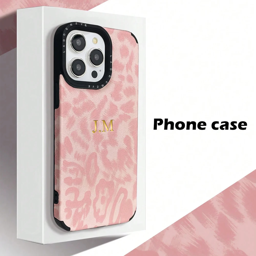 Luxury Leopard Print Personalized Case For iPhone 17 16 15 thumbnail 6