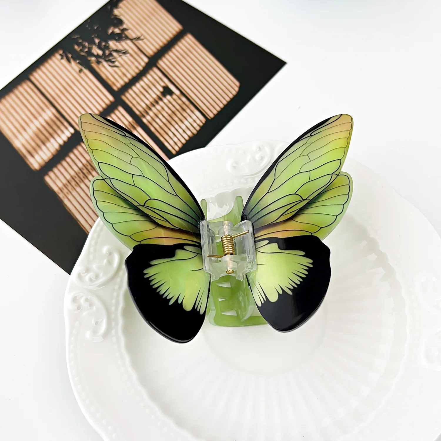 11Cm Green Butterfly