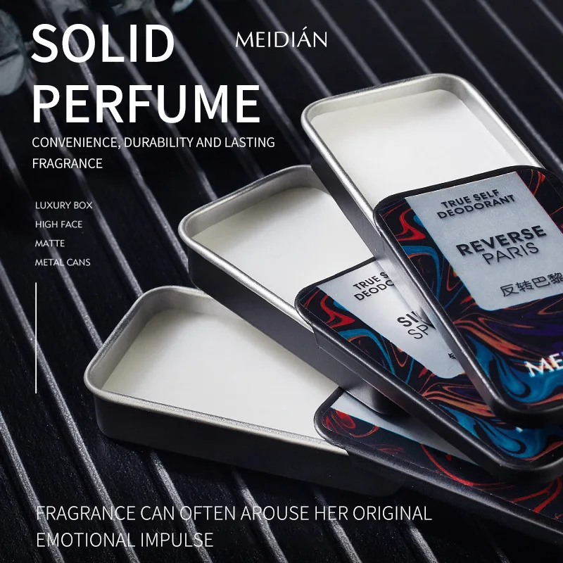 3Pcs/Set Solid Perfume Men Women Pheromone Perfume Natural Fresh Long-lasting Fragrance Date Flirting Portable Balm