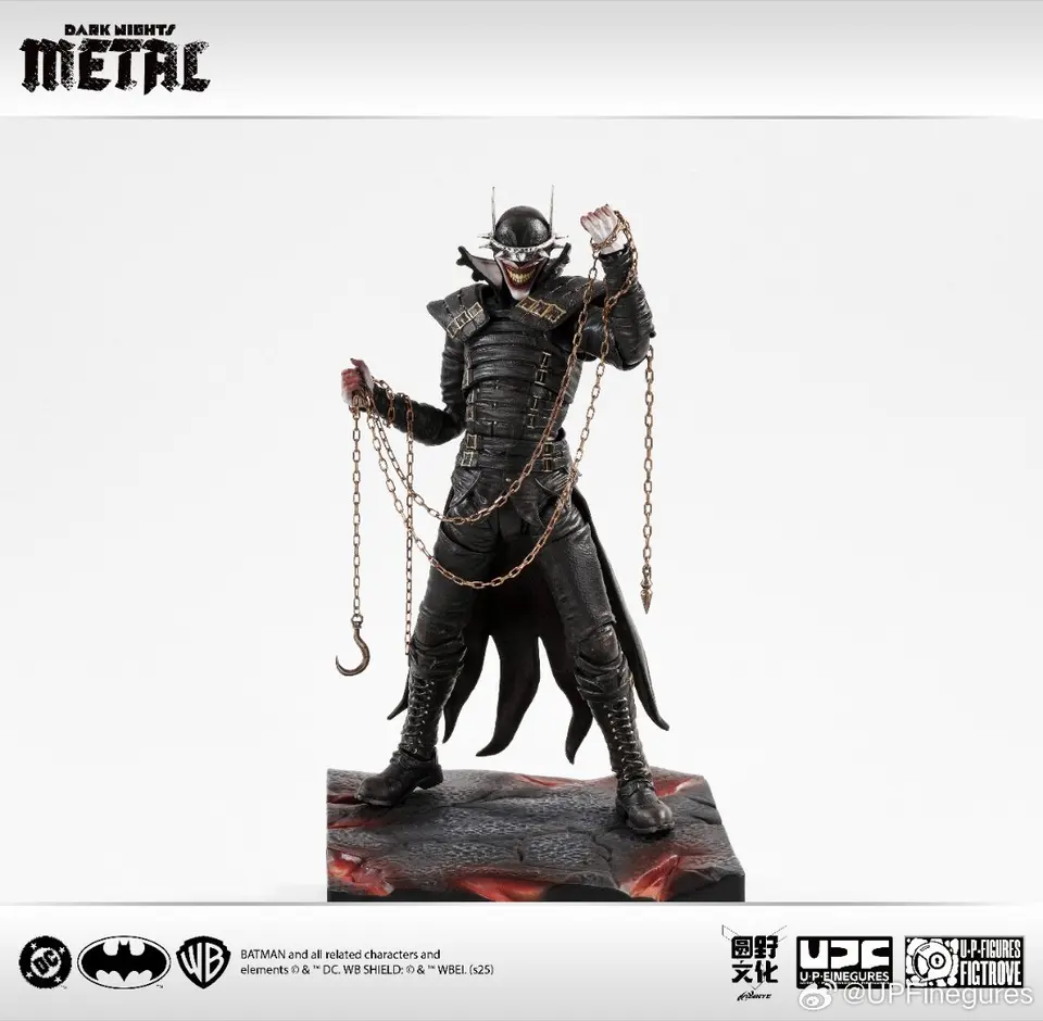 Figurine Batman Who Laughs – Metal Toys – Échelle 1/12 – 15 Cm – Univers DC Comics