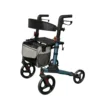 Aluminum Frame Assisted Walking Rollator Adult Disability 4 Wheels Walker With Seat And Storage Bag Rollator Walker 2