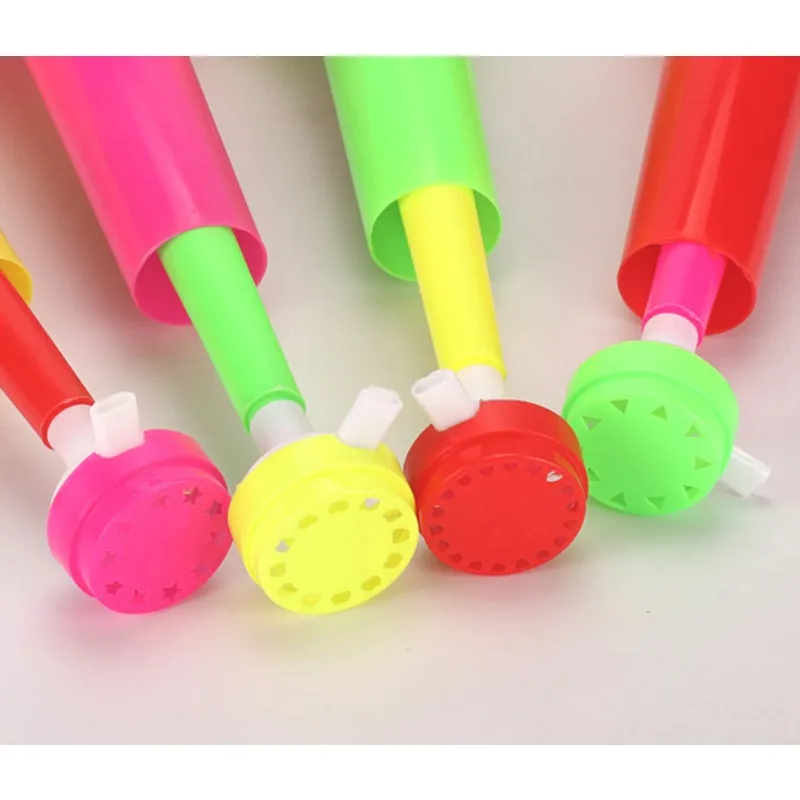 1pc Cheerleading Retractable Three Section Loudspeaker Children Atmosphere Perform Cheering Props Fan Ball Games Kids School CN
