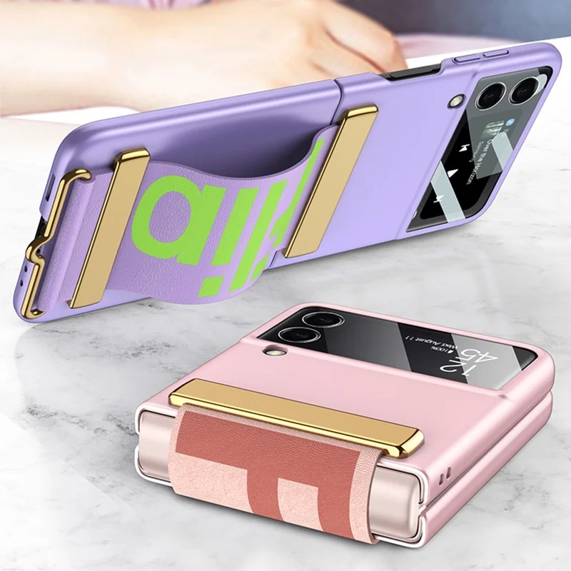 Funda COQUE Galaxy Z Flip 3 5G,Estuche para teléfono con Todo Incluido  Shell Film con Soporte de Video de Anillo, Carcasa Plegable para Samsung Galaxy  Z Flip 3 5G-Púrpura : : Electrónica