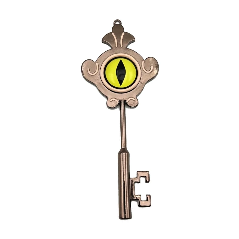

Owl House Necklace Portal Keys Bronze Plated Metal Pendant for Cartoon Fans Cosplay Party Jewelry Accessories 57BD