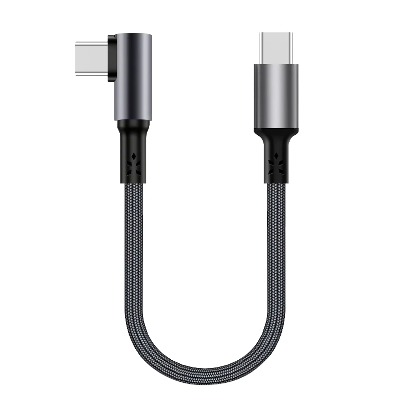 카플레이용 직각 USB C to USB C 데이터 케이블, 아이폰 17/17 Pro..