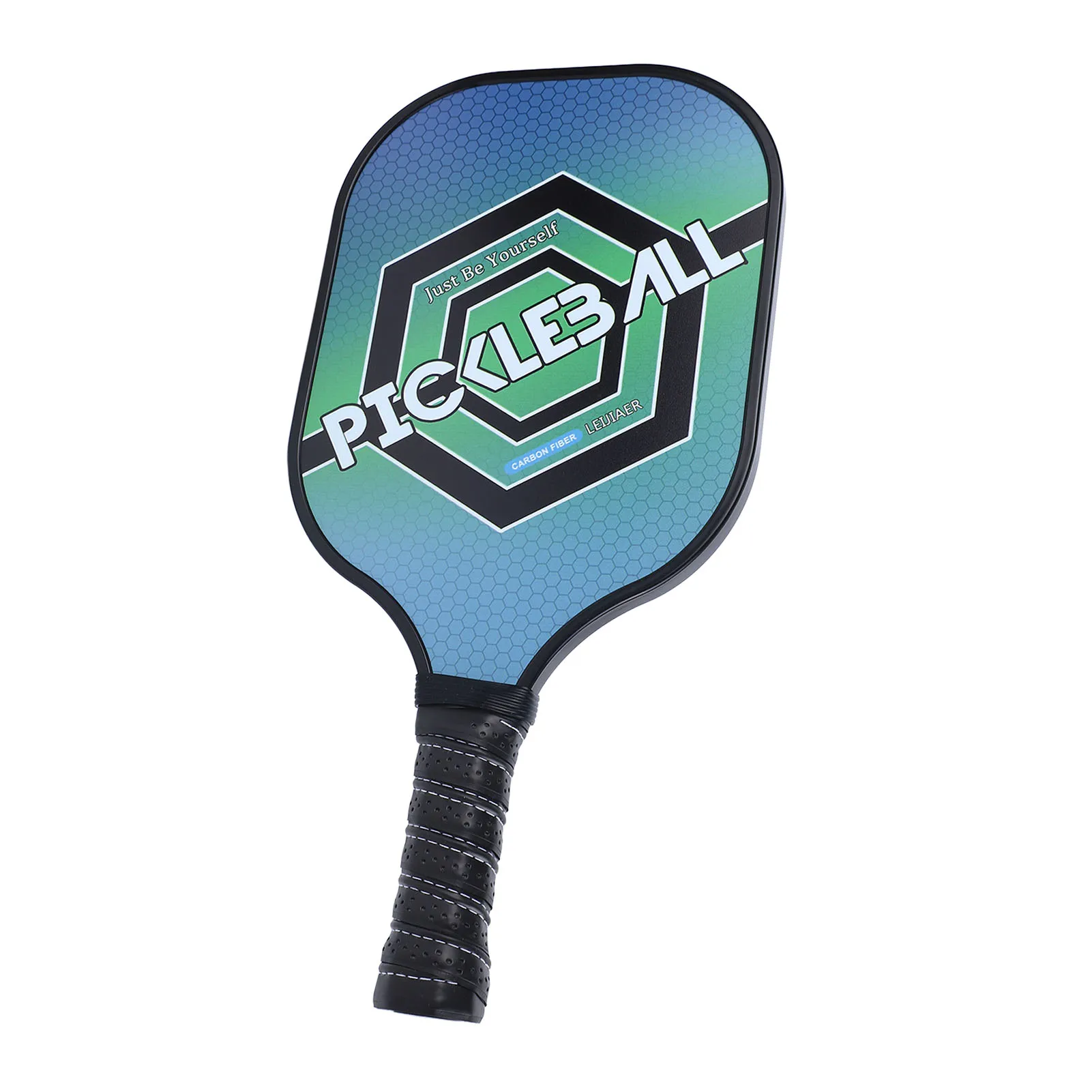 Pickleball Paddles Set Fashionable Carbon Fiber Lightweight Pickleball Rackets with 2 Balls and Carry Bag