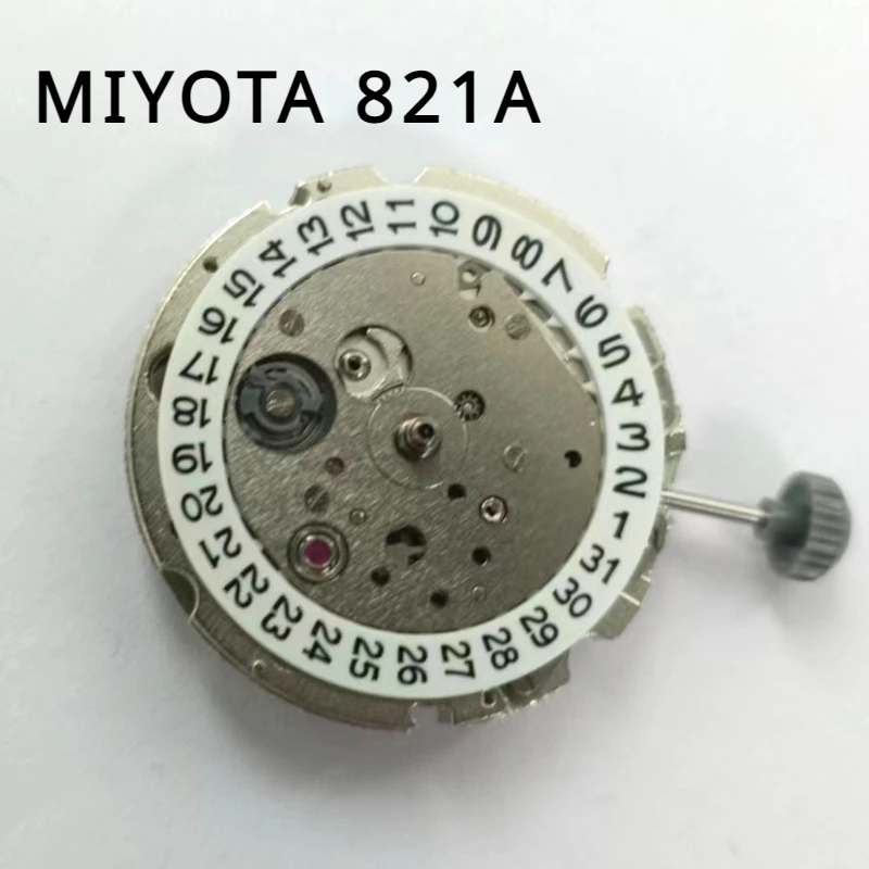 Japan MIYOTA 821A Single Calendar Flower Machine Movement Brand
