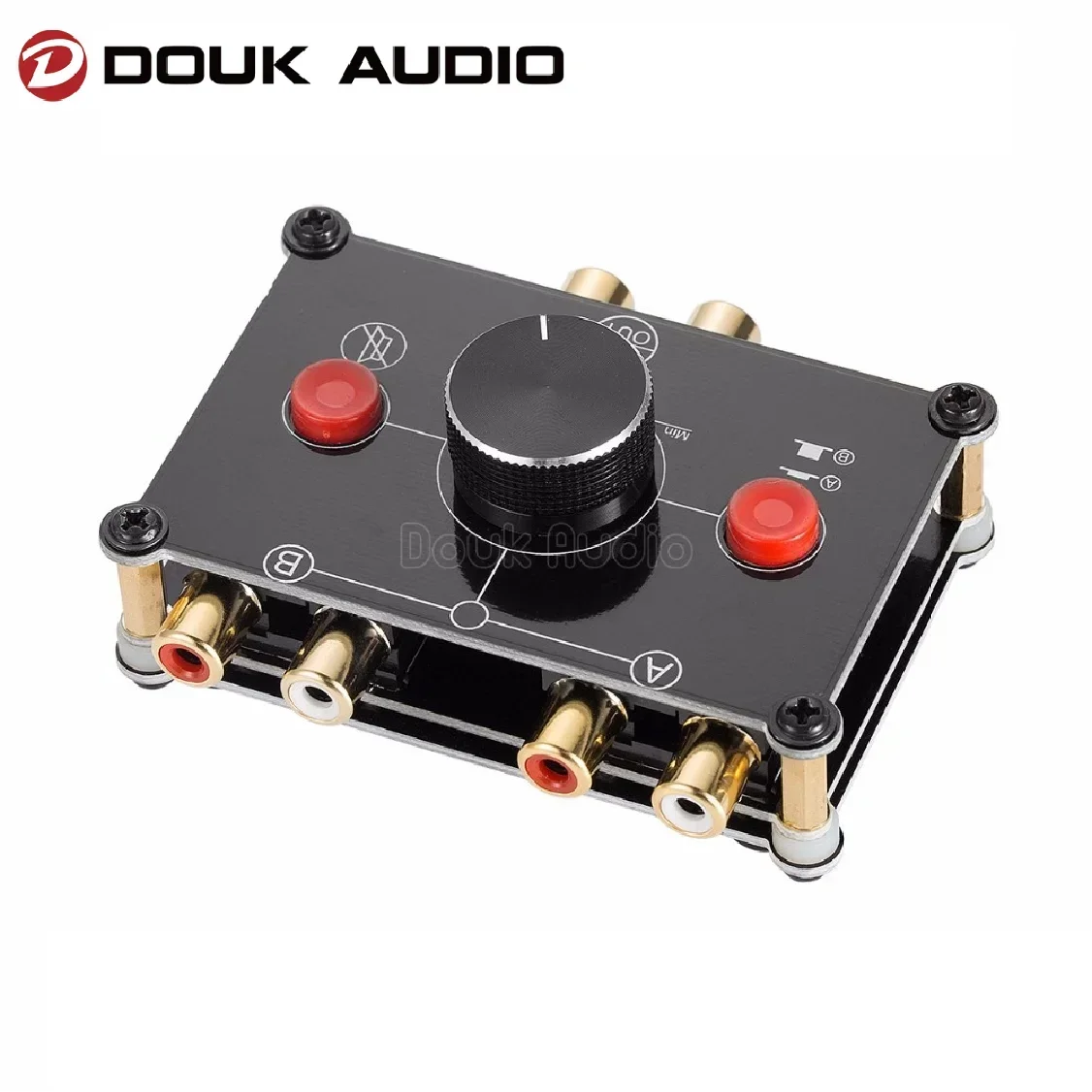 

Douk Audio Little Bear MC1022 мини 2-полосный стерео L/R RCA аудио переключатель