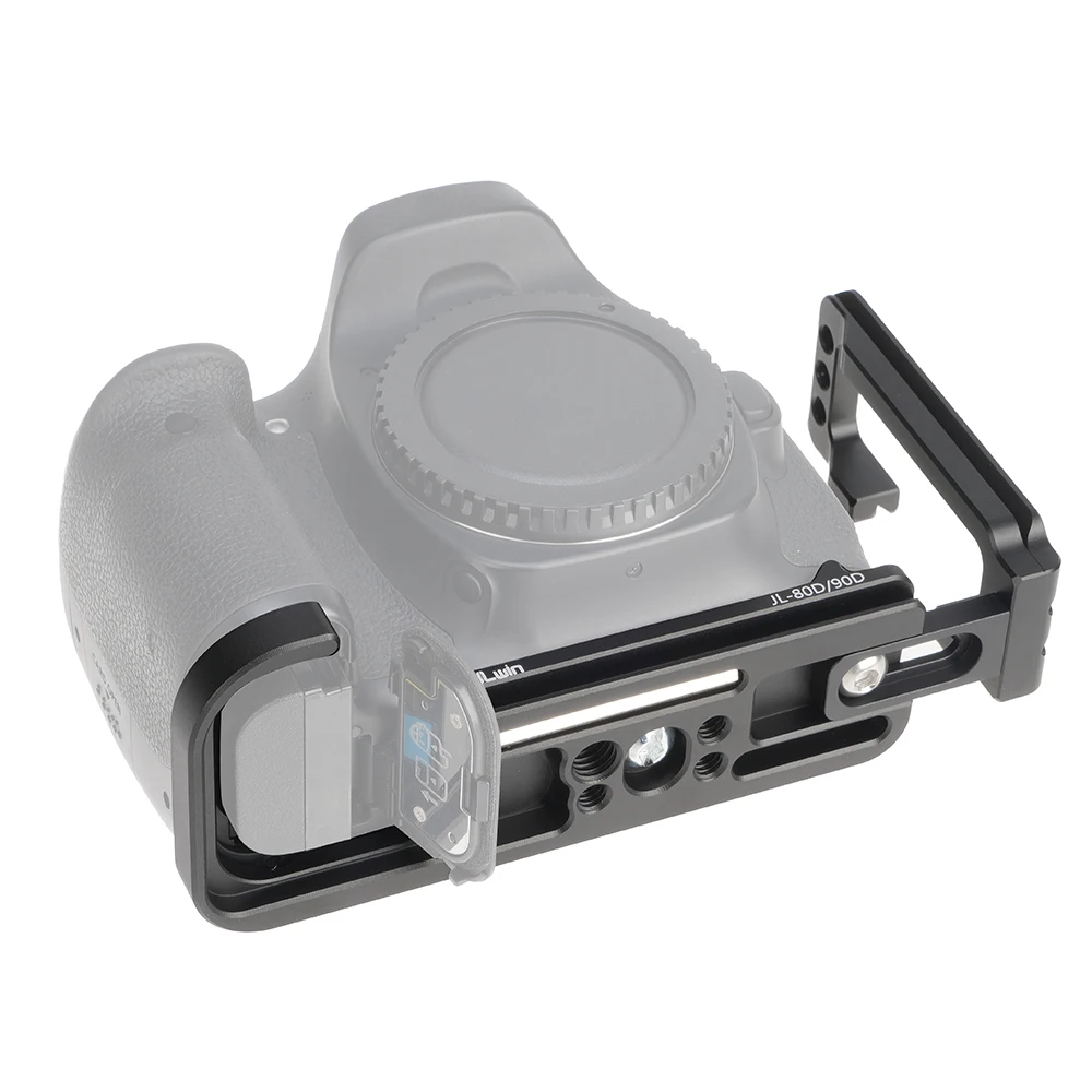 FOTGA L Form Für Canon 70D 80D 90D Kamera Halterung Platte Grundplatte Schießen Quick Release QR Vertikale 1/4 Schraube Stabilisator stativ – Detail 12