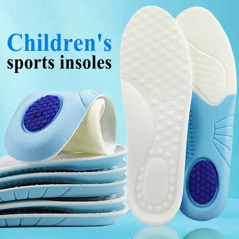 Kinder Memory Foam Einlegesohlen atmungsaktive Schweiß stoß dämpfende Schuhe Pads leichte Desodor ierung Sport Running Kinder Einlegesohle – Detail 2