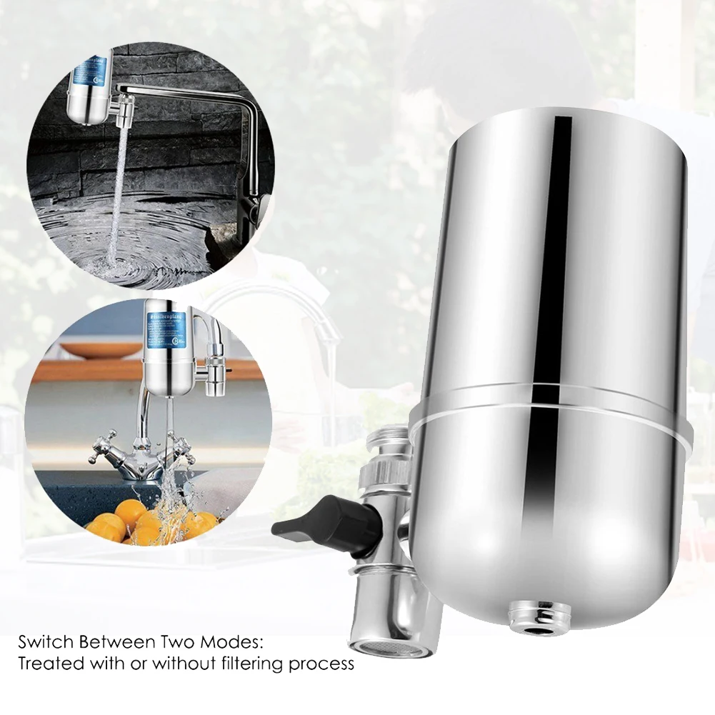 Kitchen Purifier Tap Filter for Home Use Scale Chlorine Heavy Metal Removal 6000L Multi-layered Water Purifier Filtration System water filters