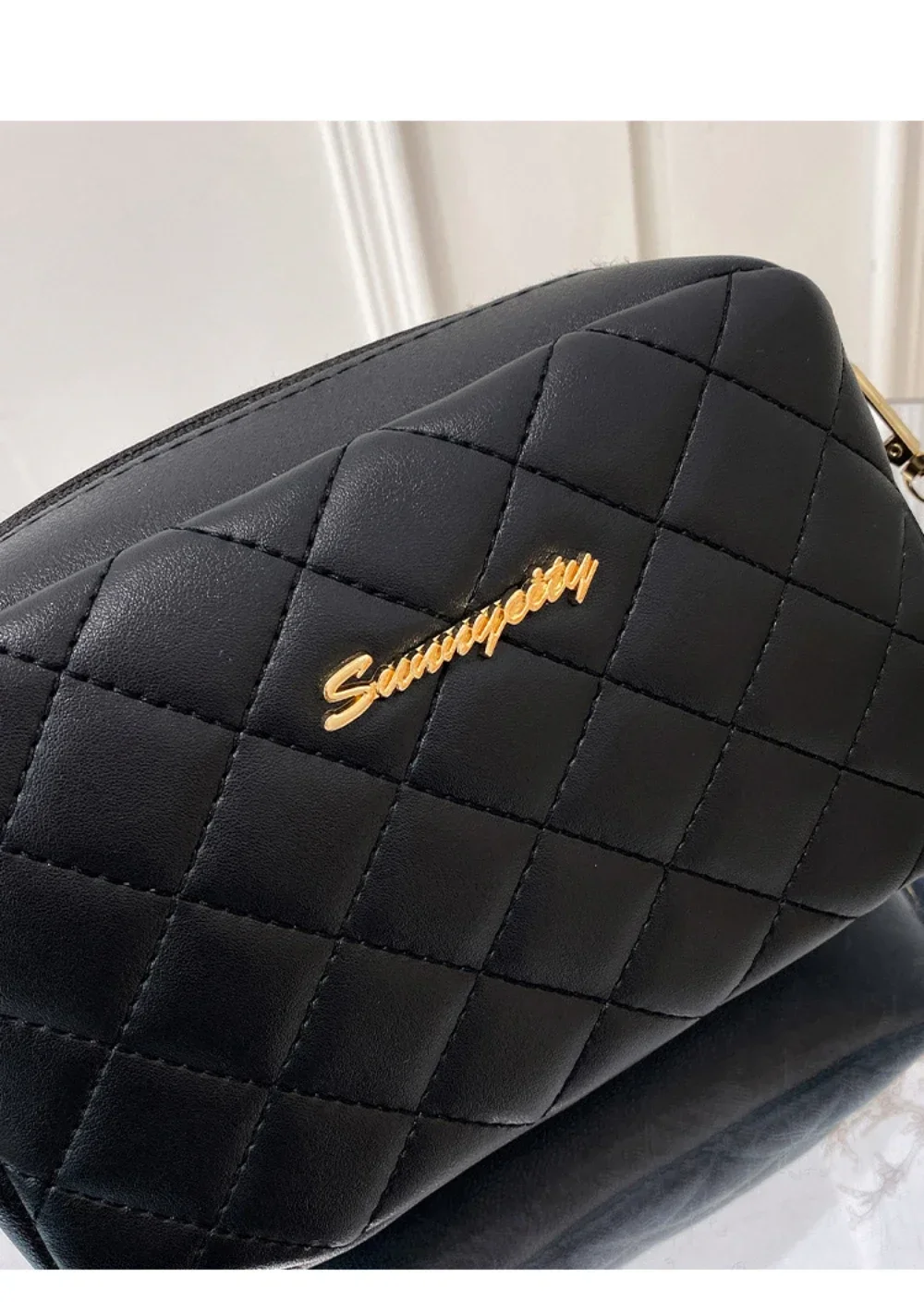 Diamond Quilted Tassel Crossbody