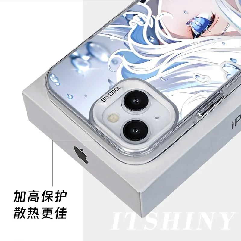 Genshin Impact Furina Matte Phone Case - Stylish and Durable Protection