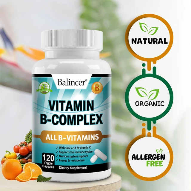 1514-4eb1e0.jpg Balincer Vitamin B Complex Supplement - Heart Health, Nervous System Support, Energy Metabolism, Support Immune System