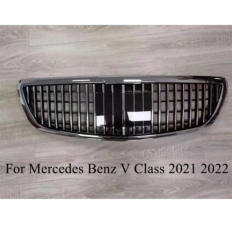 クロームシルバーバーメイクランクスタイルのグリル,メルセデスベンツV