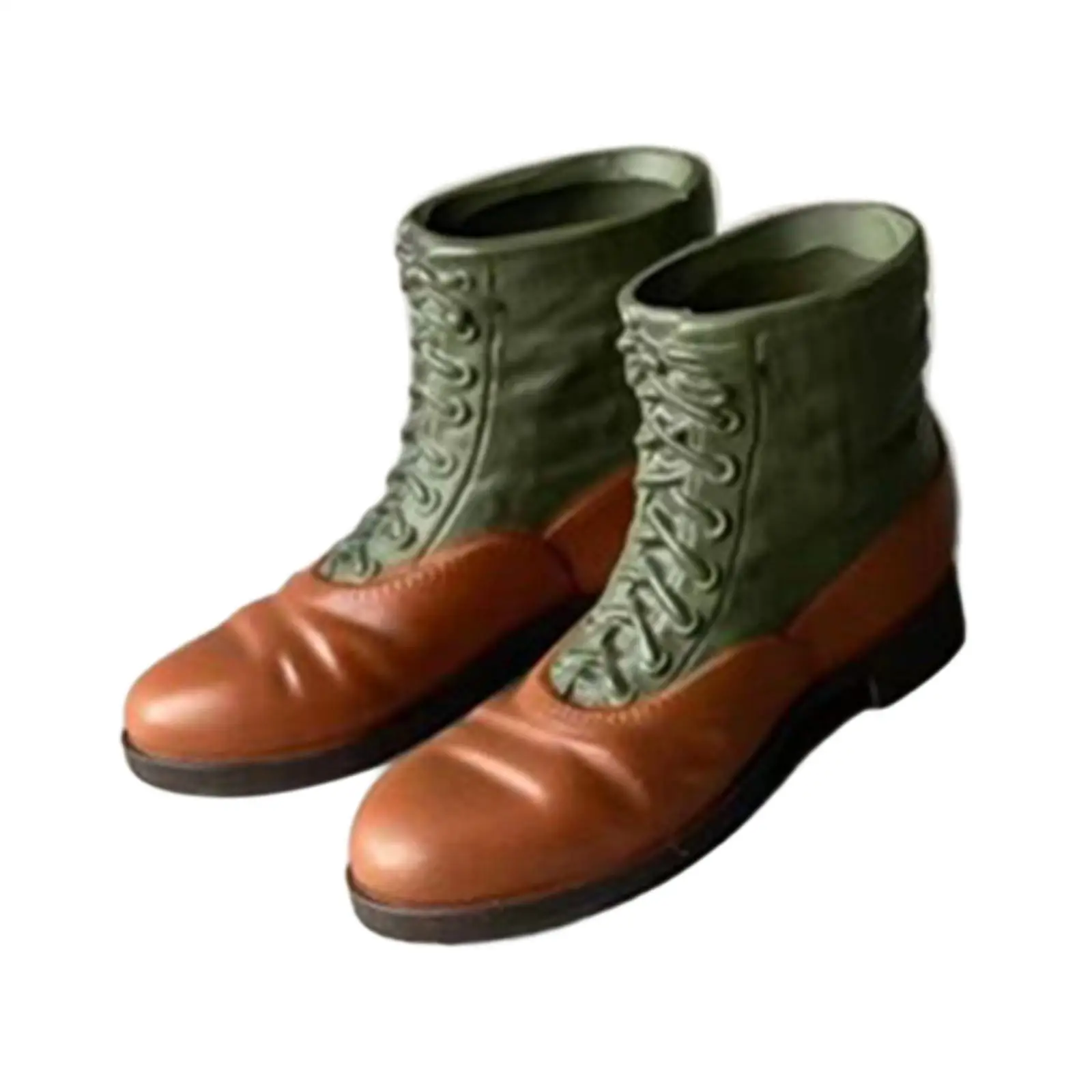 Action Figures Shoes Leather Boots Handmade Educational Toy 1/6 Scale Boots