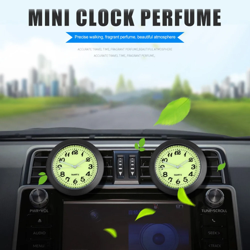 Car Clock Luminous Auto Gauge