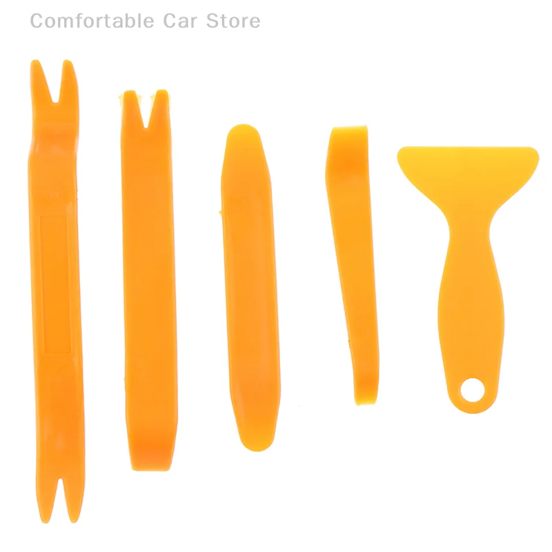5pc Auto Türclip Panel Trimmen tfernungs werkzeug Kit Navigations blatt Demontage Kunststoff Auto Innen Wippe Umbau Reparatur werkzeug – Detail 1