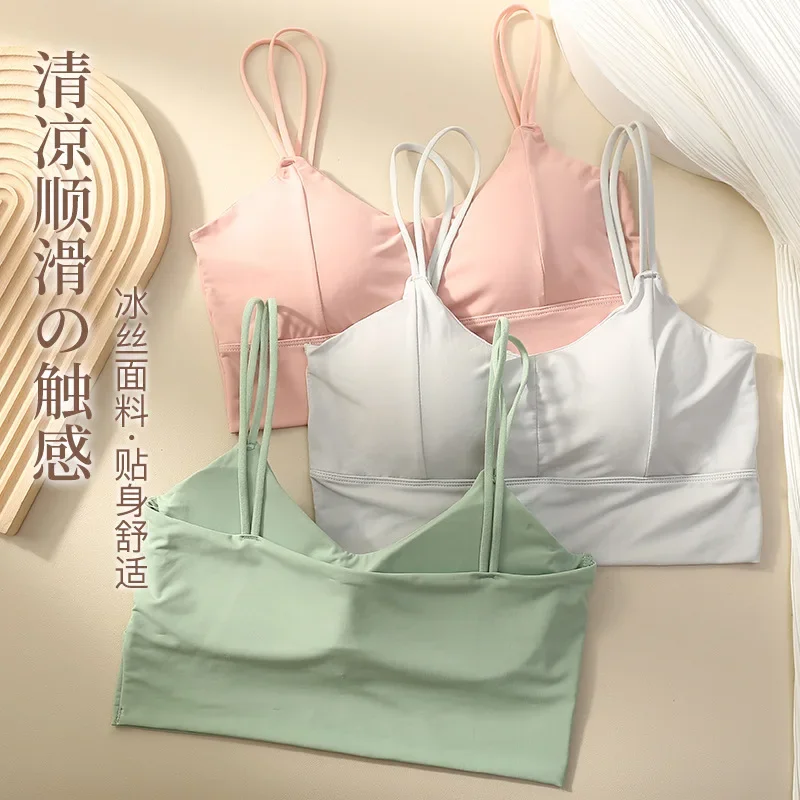 Women's Tube Tops Brassiere Women's Sports Bra Push Up Underwear Tops Seamless Sports Top Sexy Lingerie Female Girl Bra