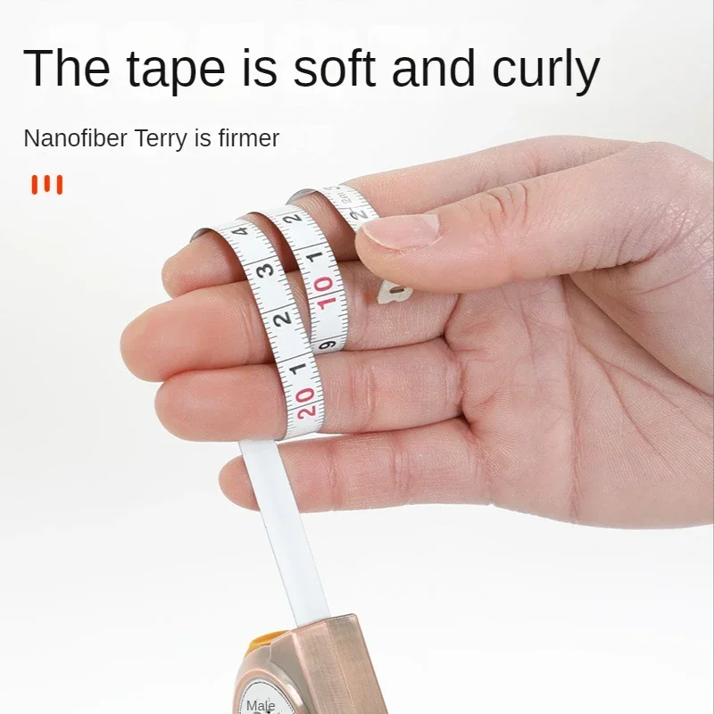 Portable Mini Tape Measure 2m Keychain Measuring Tool Mild Steel Household Ruler Clear Scale Inch Centimeter Compact Design tape measure measuring tape measuring ruler