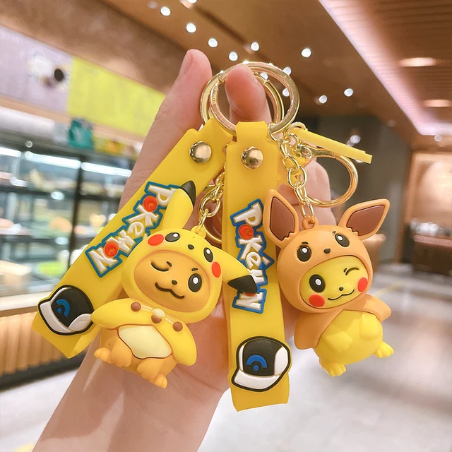 Porte-clés De Voiture Pokémon Pikachu, Personnage De Dessin Animé,  Carapuce, Écureuil, Psyduck, Modèle D'action, Porte-clés Sac À Dos,  Pendentif, Cadeaux - Action & Figurines - AliExpress