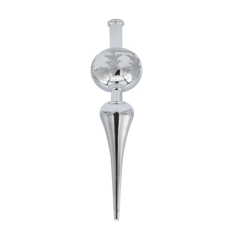 

Топперы для елки в форме тыквы, пластиковые гальванические звезды, цветная картина, украшение для рождественской елки, вечерние,