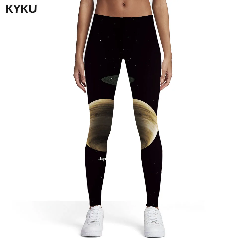 

KYKU Galaxy Leggings Women Space Elastic Universe 3d Print Womens Leggings Pants Jeggings Slim Funky Pencil