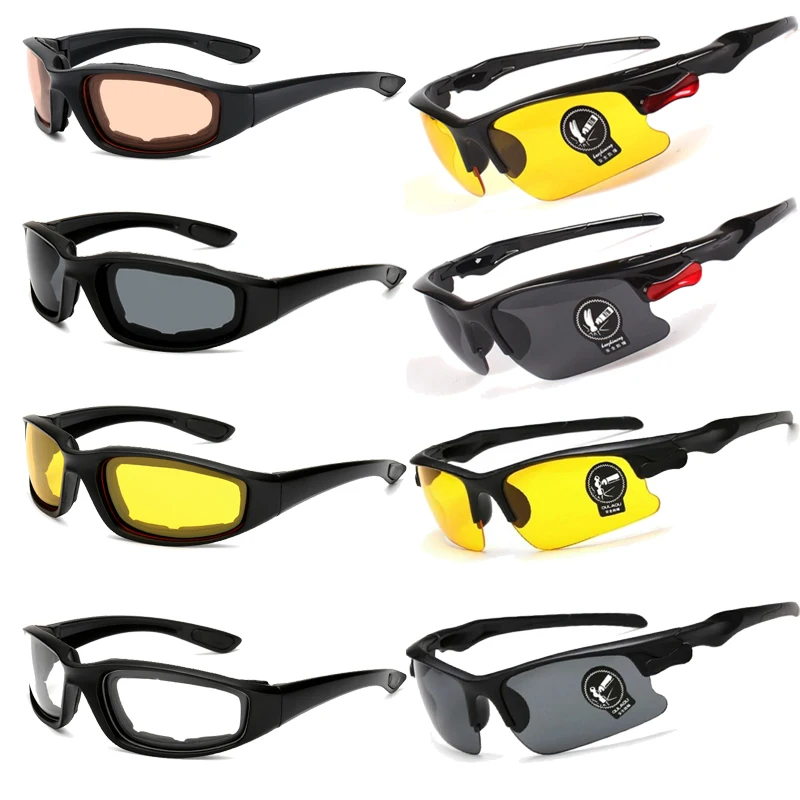 Outdoor Men Cycling Sunglasses Riding Protection Sports Cycling Goggles Bike Eyeglasses Windproof Motorbike Eyewear Sun Glasses 1