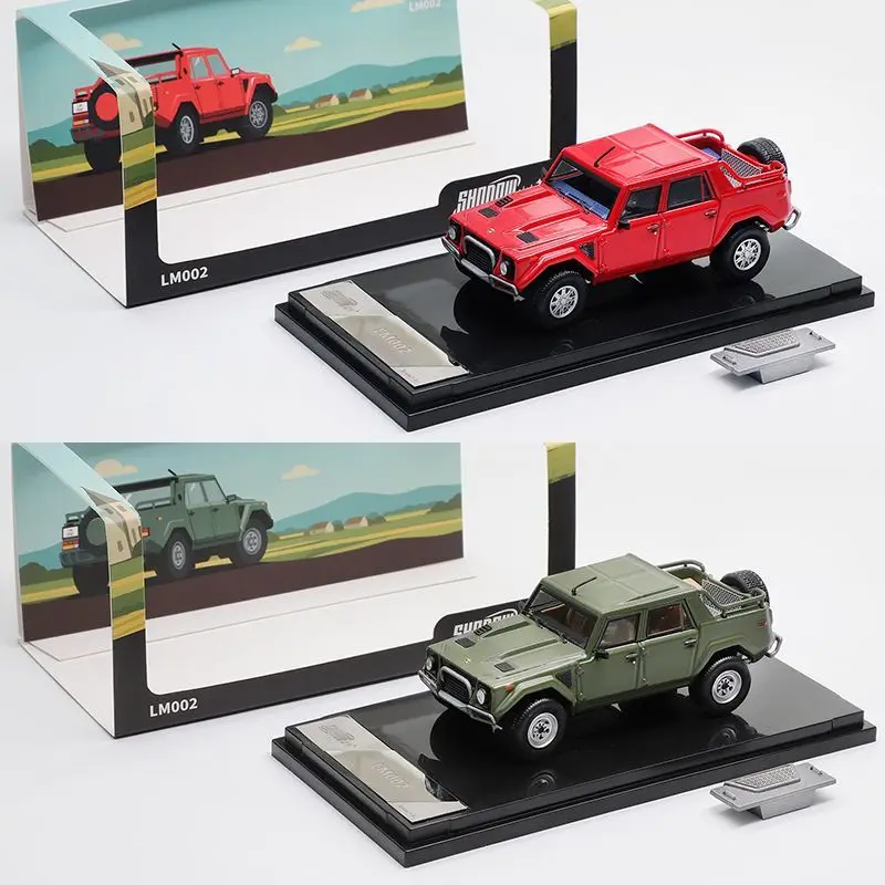 SHADOW PRO GCD 1:64 LM002 픽업 트럭 합금 다이캐스트 자동차 모델 컬렉션 선물