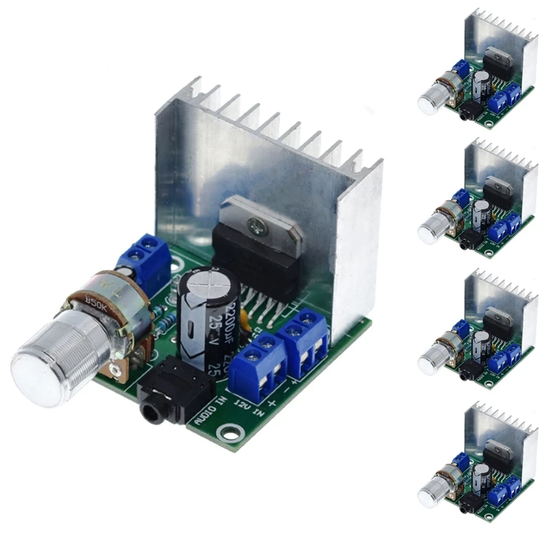 

Платы усилителя мощности 5tda7297, двухканальная Плата усилителя мощности, готовая Бесшумная электрическая розетка 12 В 15 Вт + 15 Вт